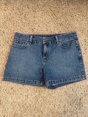 Tommy Hilfiger Women's Classic Denim Jean Shorts - Medium Blue
